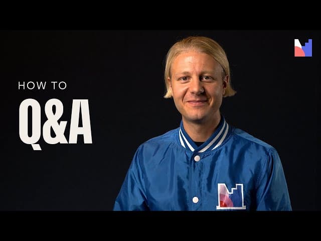 Thumbnail for video: How to host a Q&A session video