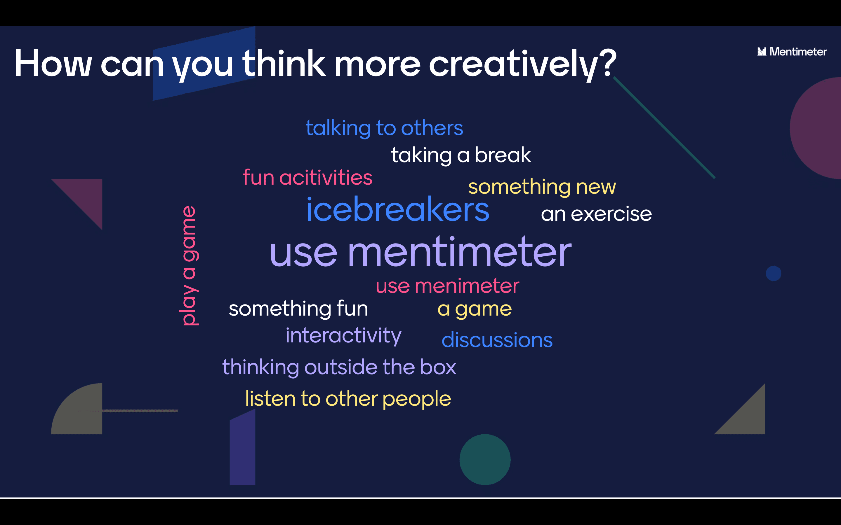 Icebreaker Word Cloud