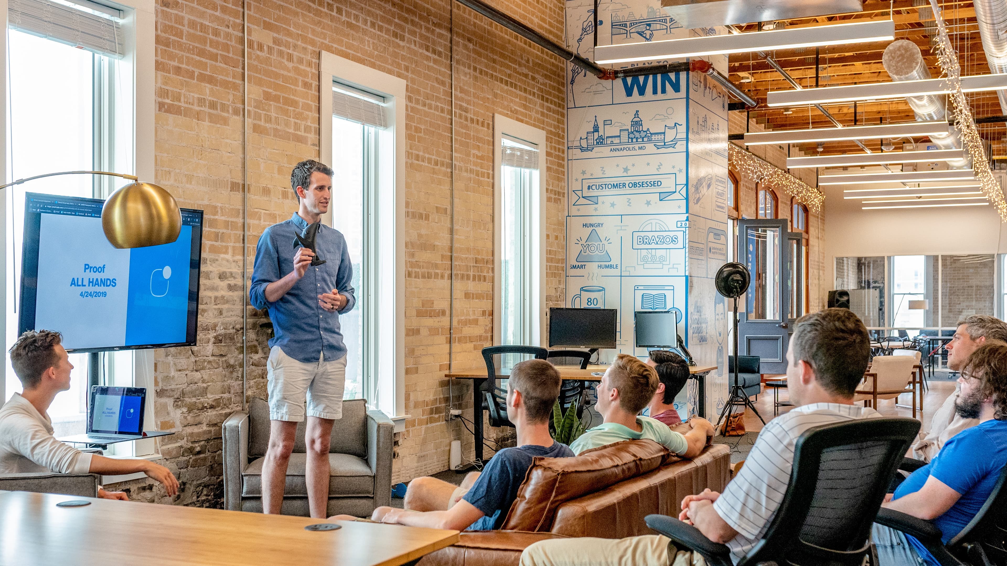 all-hands meeting
