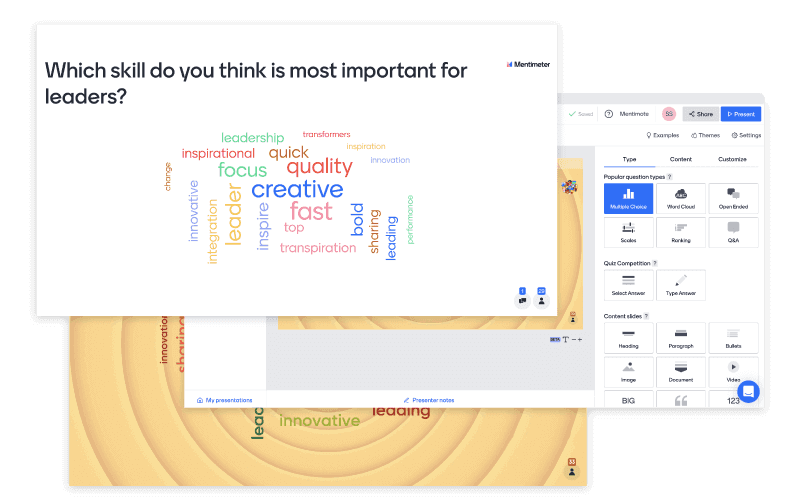 Build interactive presentations