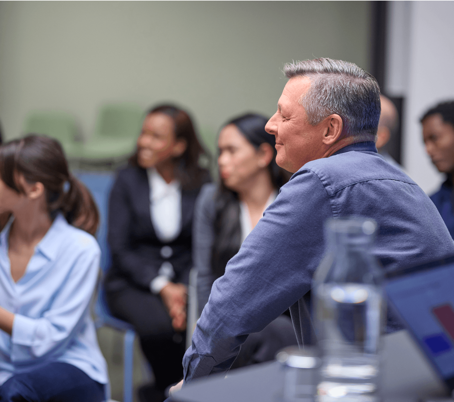 Listening to a presentation