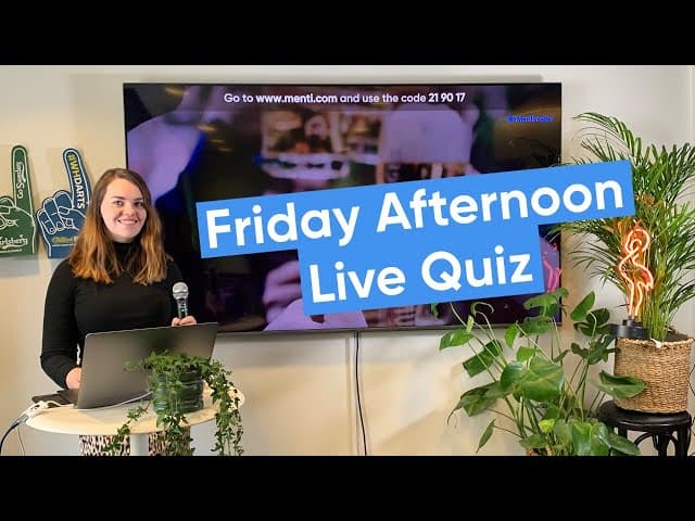 Thumbnail for video: Fun quiz with Mentimeter