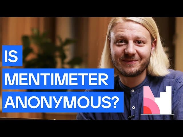 Thumbnail for video: See how Mentimeter uses anonymous voting