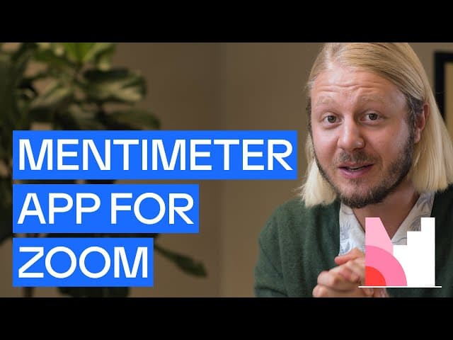 Thumbnail for video: How to use the Mentimeter App for Zoom