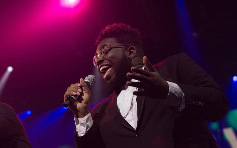 Man singing