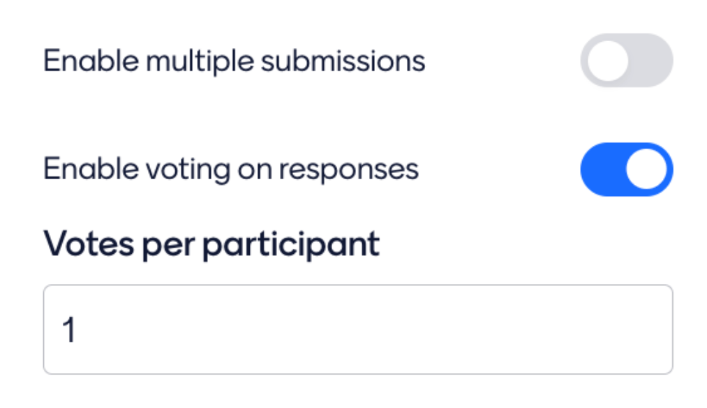 Voting on Open Ended