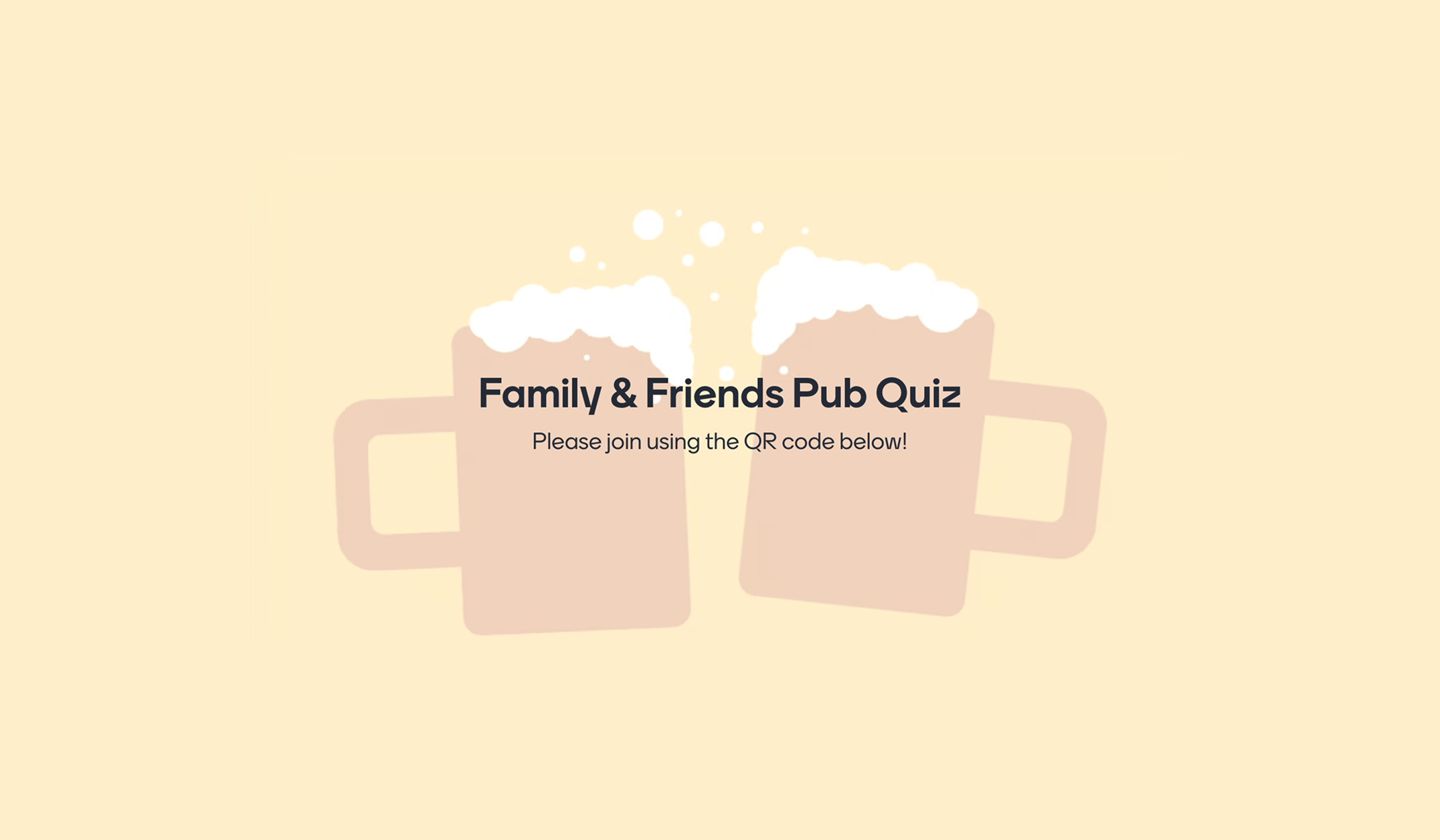 Friends & Family Pub Quiz featured content