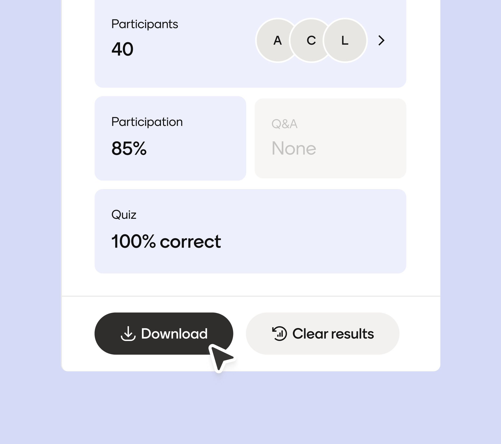 Turn answers into action