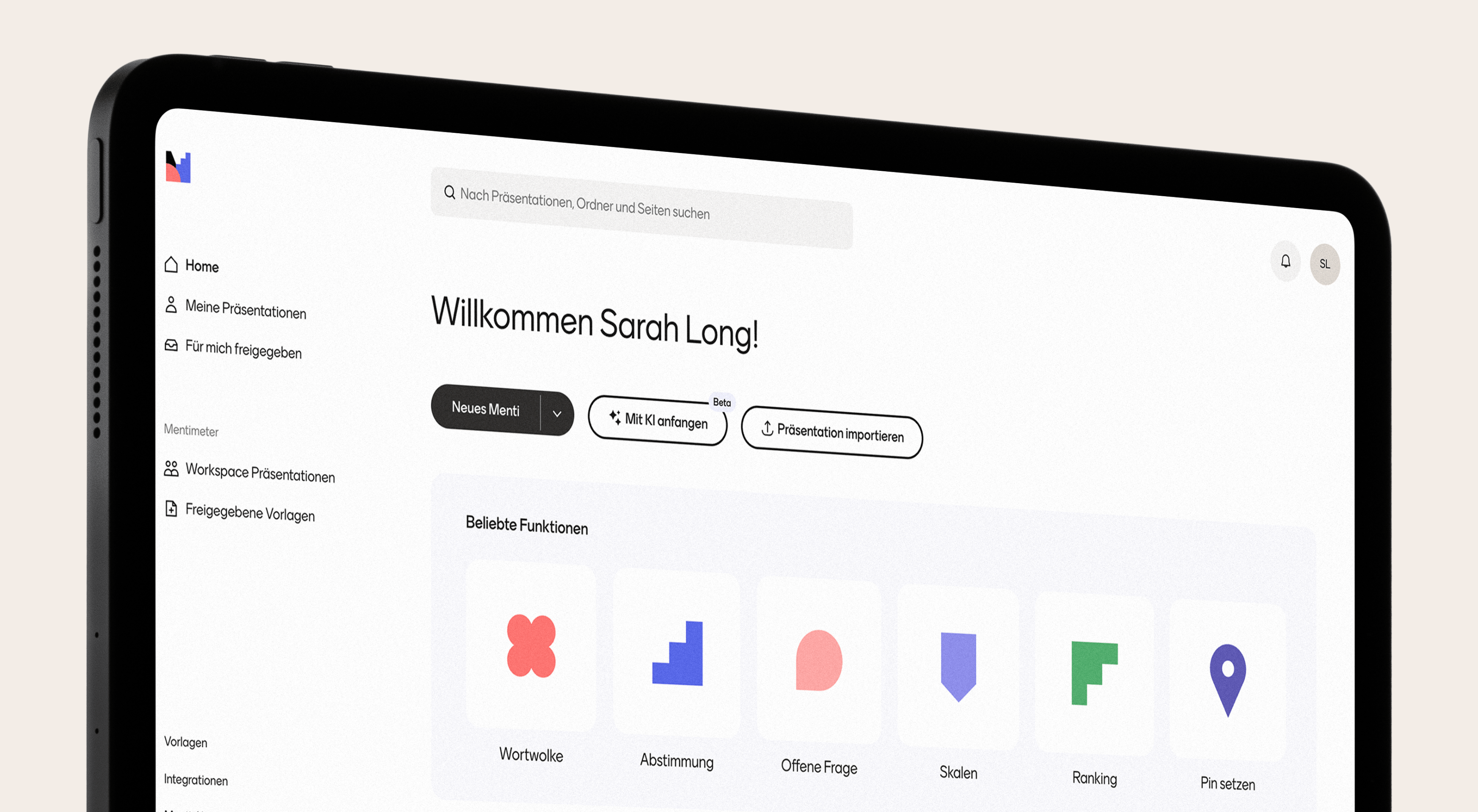 Mentimeter is now available in German