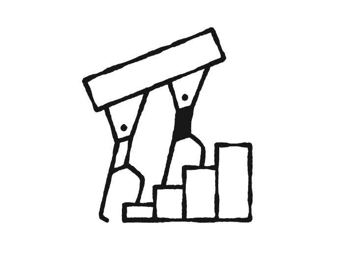 Partners in progress illustration