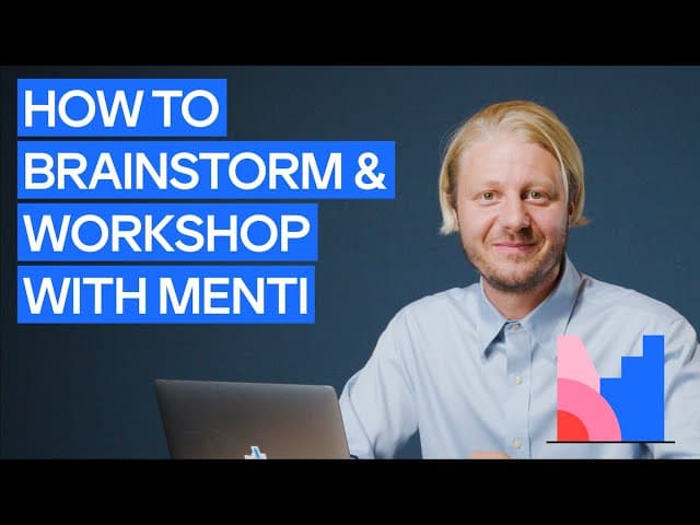 Thumbnail for video: How to brainstorm & workshop with Menti